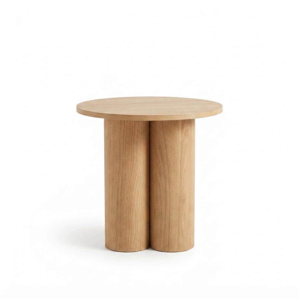 ELYN NATURAL OAK SIDE TABLE