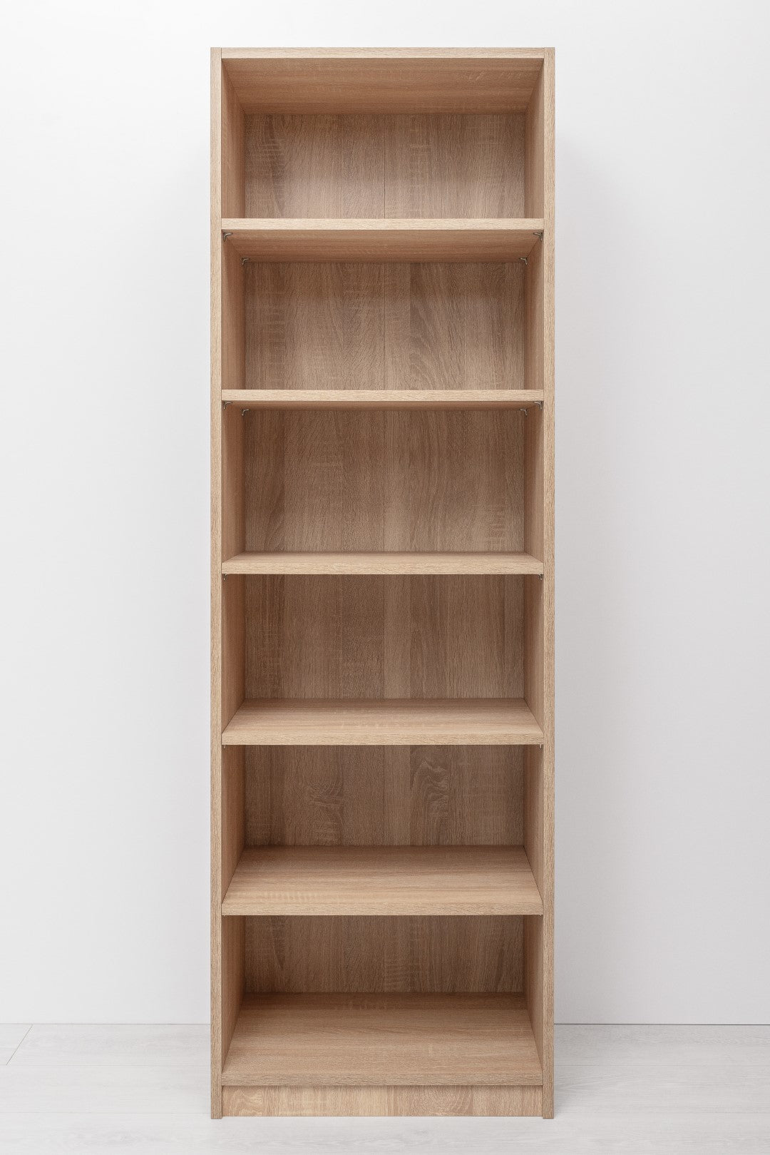 Geneva Built In Wardrobe - 6 Shelf Module - Natural Oak