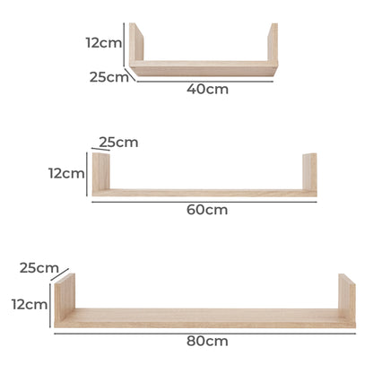Oslo Three Piece Shelf Set