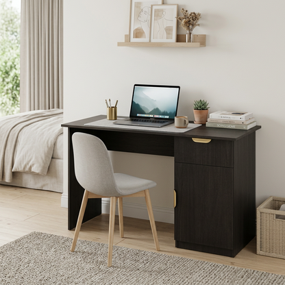COPENHAGEN DESK - NORDIC ASH - PULL BRASS