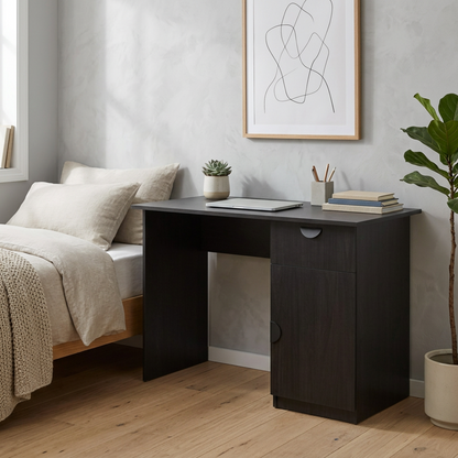 COPENHAGEN DESK - NORDIC ASH - HALF MOON BLACK