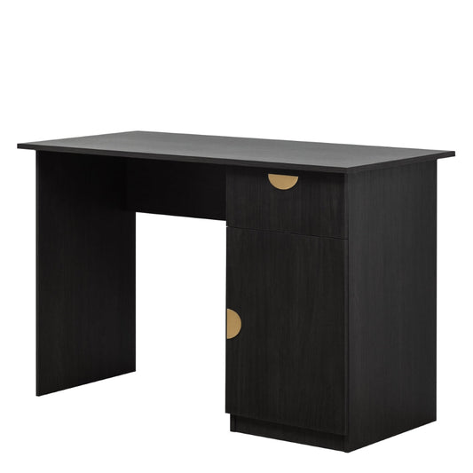COPENHAGEN DESK - NORDIC ASH - HALF MOON BRASS