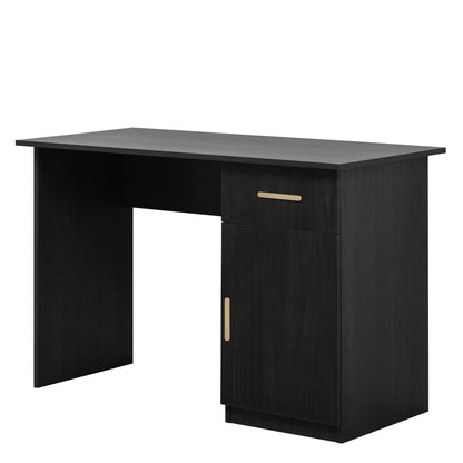 COPENHAGEN DESK - NORDIC ASH - OVAL BRASS