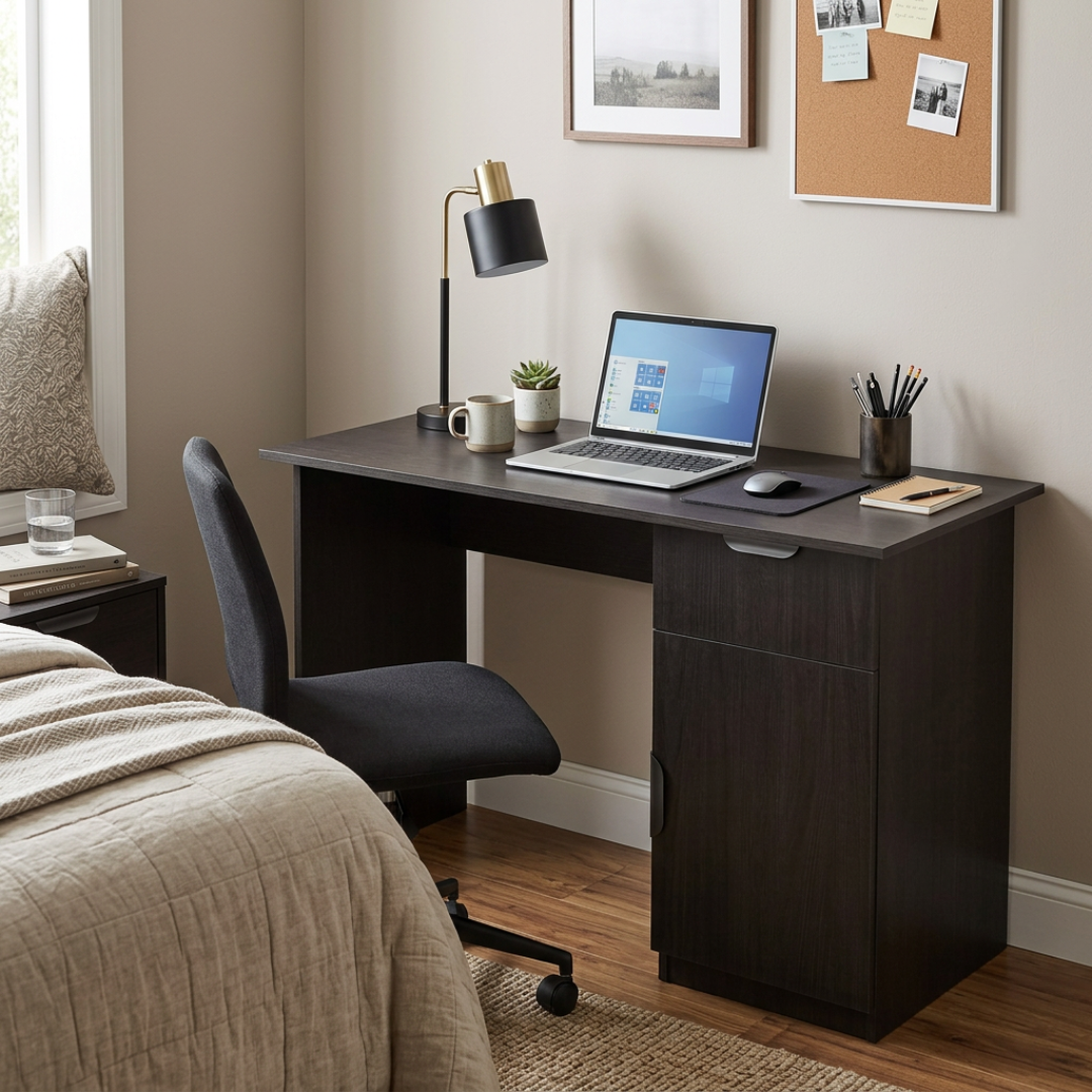 COPENHAGEN DESK - NORDIC ASH - PULL BLACK