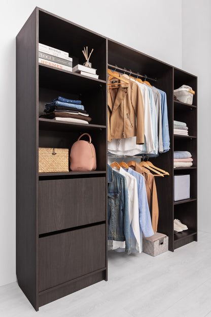 Basel Walk In Wardrobe Kit - Classic - Nordic Ash