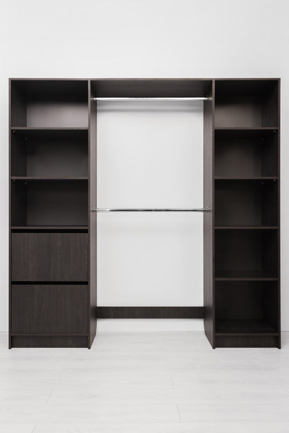 Basel Walk In Wardrobe Kit - Classic - Nordic Ash