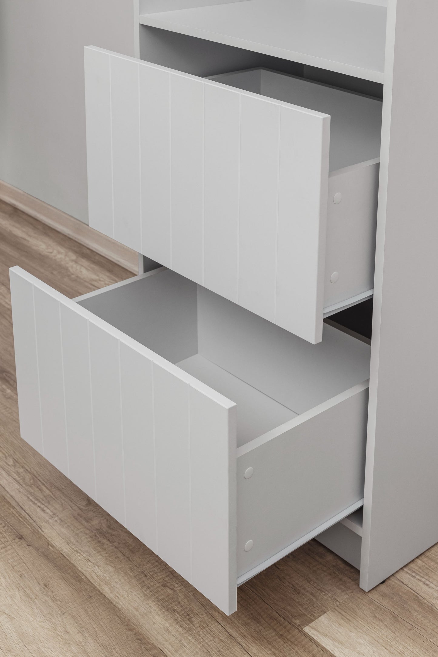Basel Walk In Wardrobe Kit - VJ Panel - White