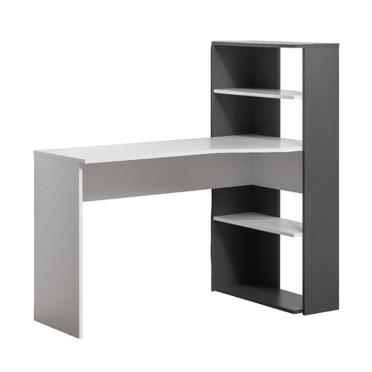 HELSINKI DESK - WHITE/GRAPHITE