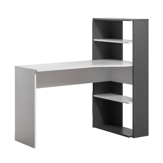 HELSINKI DESK - WHITE/GRAPHITE