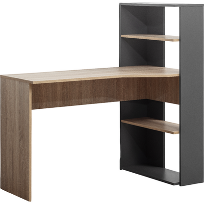 HELSINKI DESK - OAK/GRAPHITE