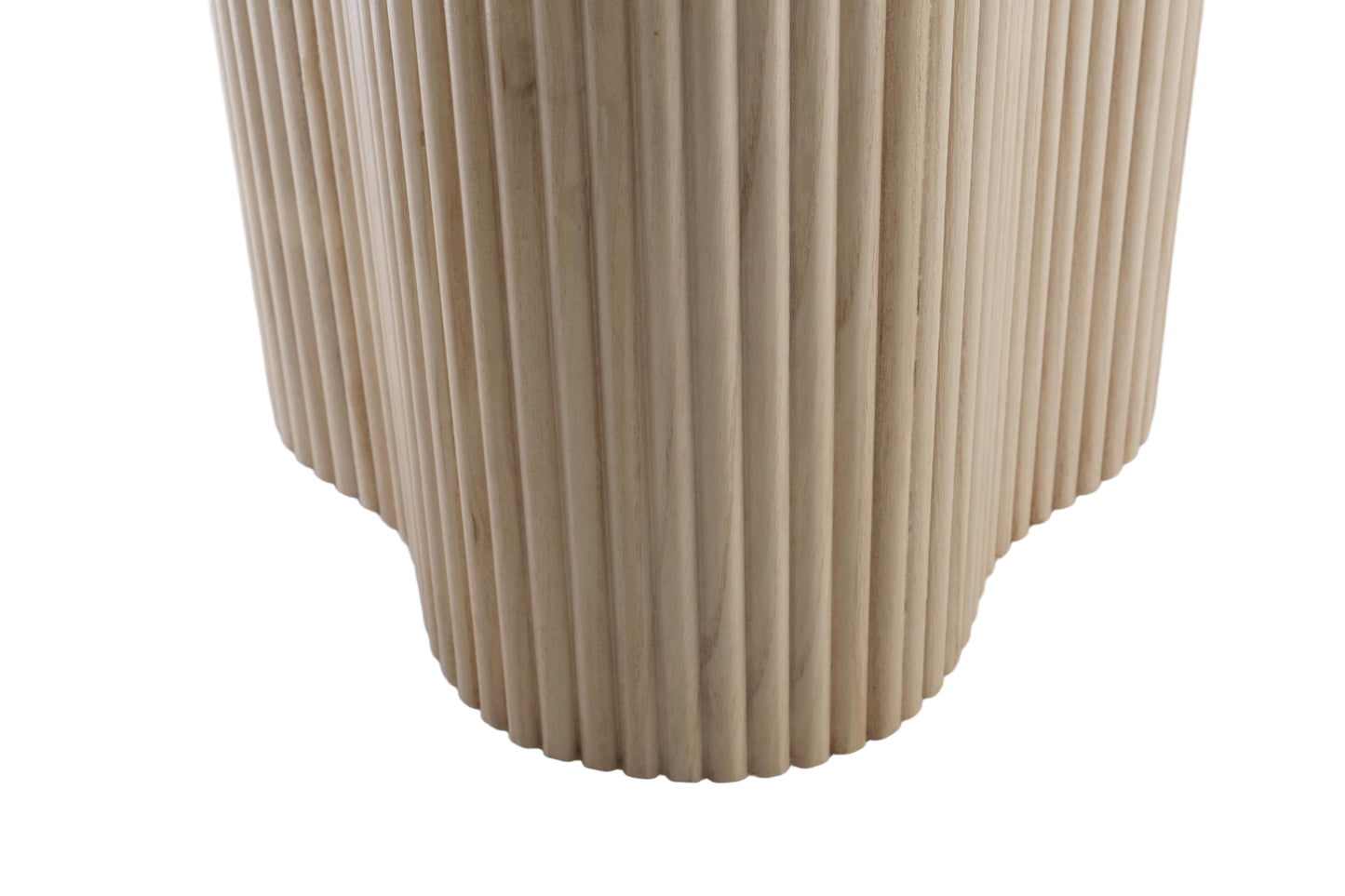 VERO SIDE TABLE NATURAL OAK WITH WHITE MARBLE