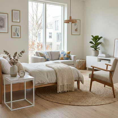 SILVA WHITE SIDE TABLE WITH WHITE MARBLE