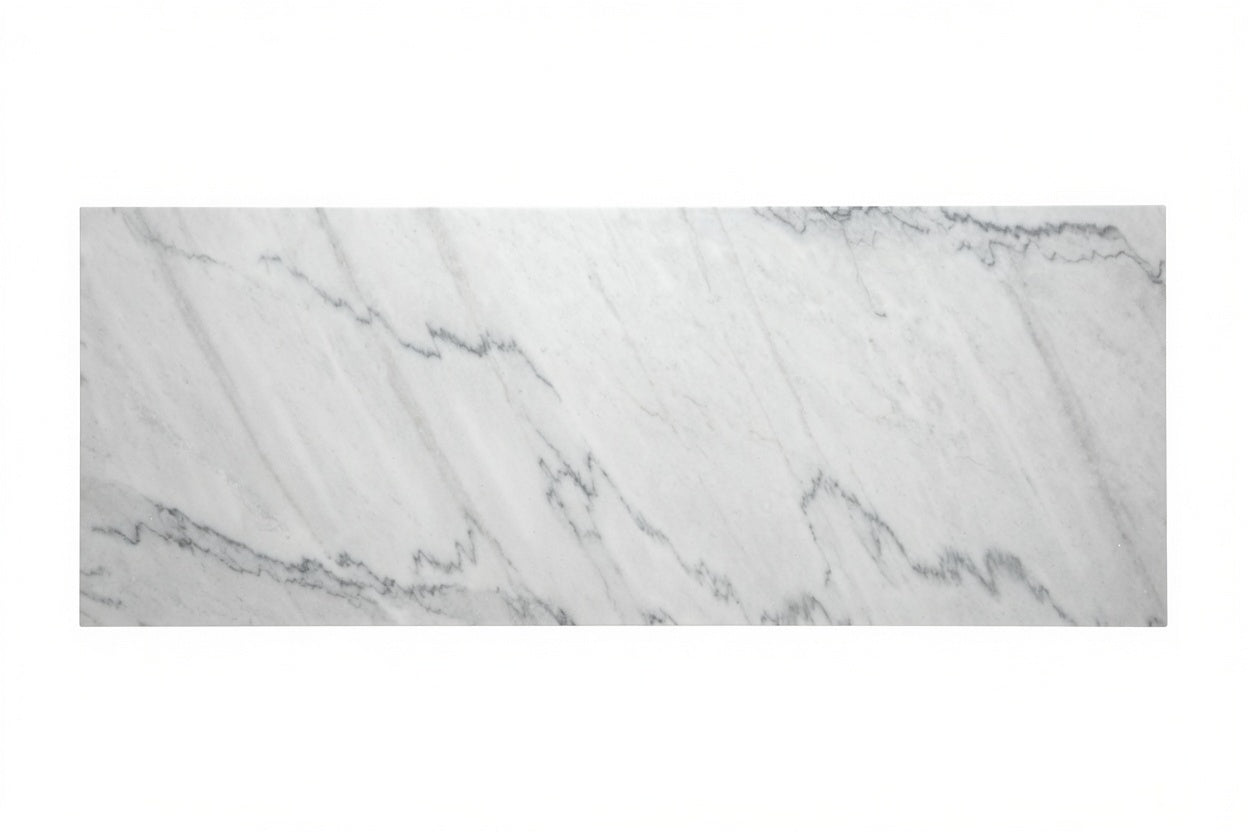 AURA ENTRY CONSOLE BLACK WITH WHITE MARBLE
