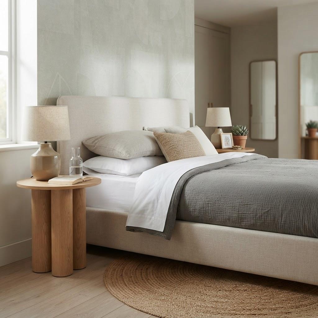 ELYN NATURAL OAK SIDE TABLE