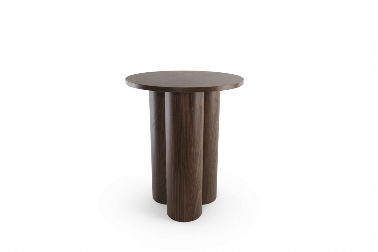 ELYN WALNUT SIDE TABLE