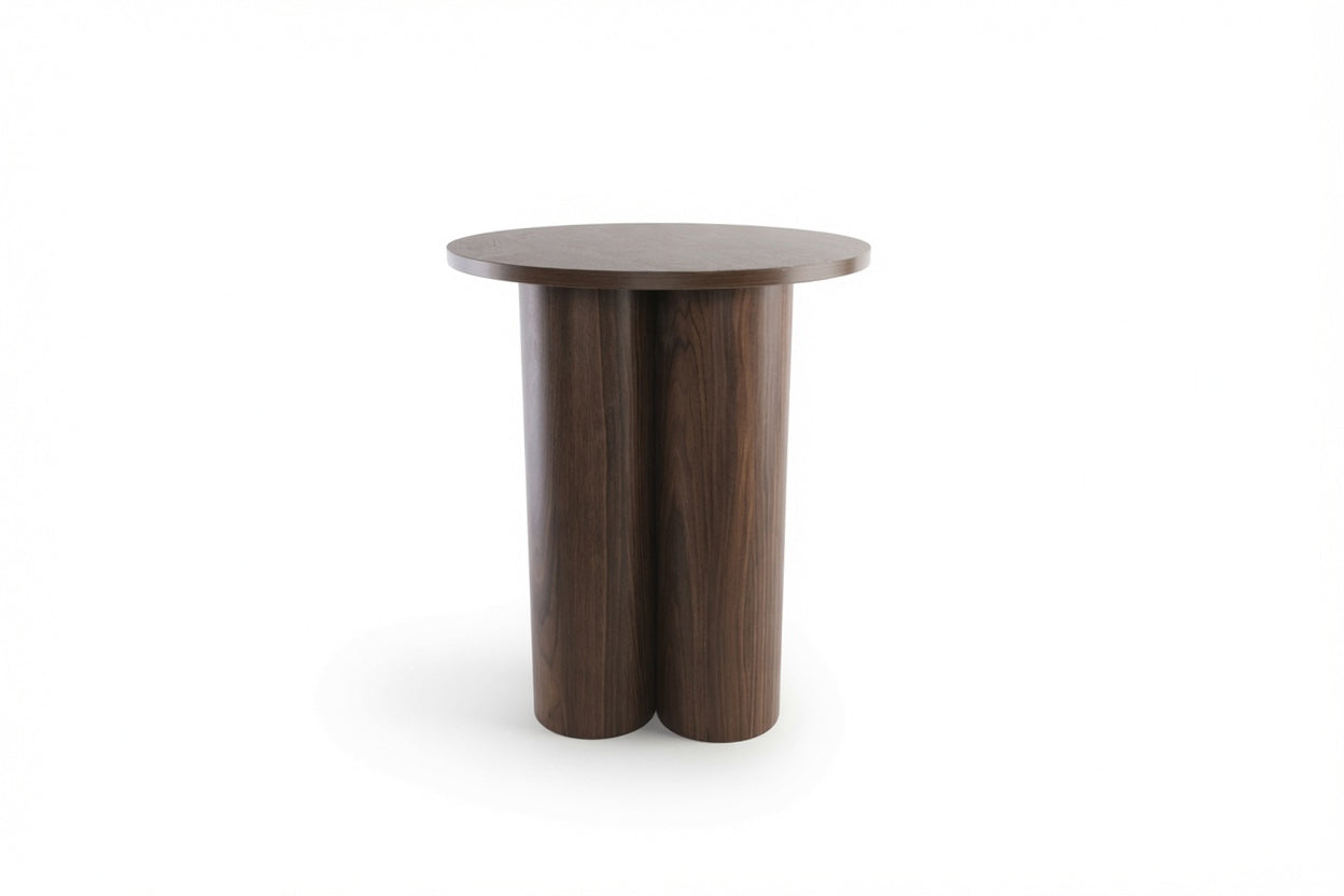 ELYN WALNUT SIDE TABLE