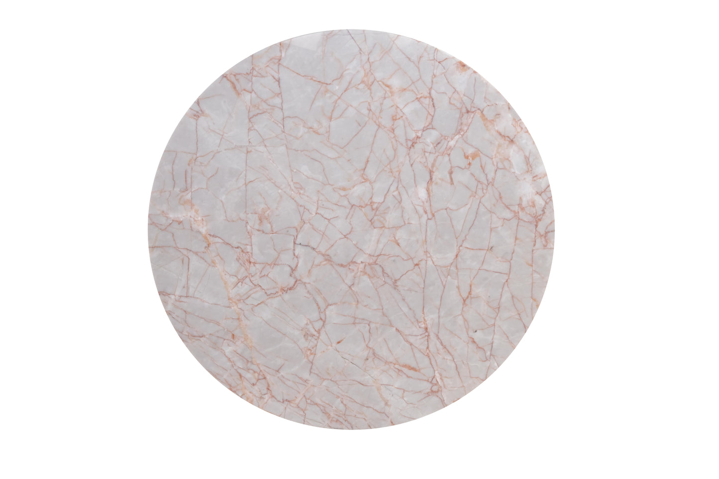 LYRA SIDE TABLE WITH ROSE' MARBLE