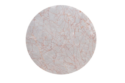 LYRA SIDE TABLE WITH ROSE' MARBLE
