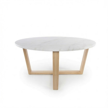 LYRA COFFEE TABLE WITH WHITE MARBLE