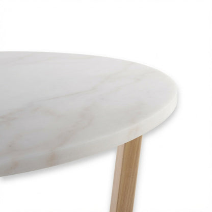 LYRA COFFEE TABLE WITH WHITE MARBLE