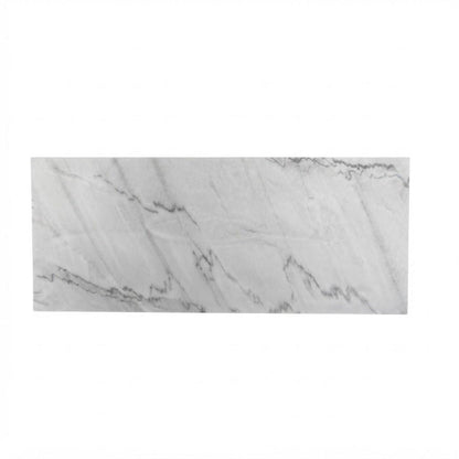 AURA ENTRY CONSOLE WHITE WITH WHITE MARBLE