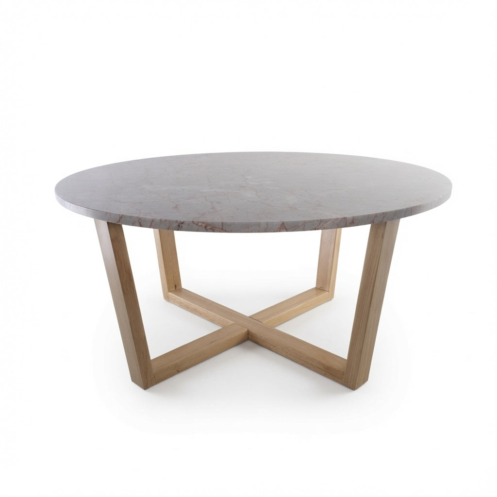 LYRA COFFEE TABLE WITH ROSE' MARBLE
