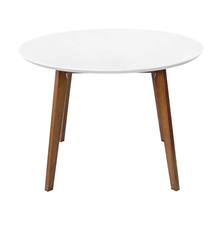 NERO WALNUT SIDE TABLE WITH WHITE MARBLE