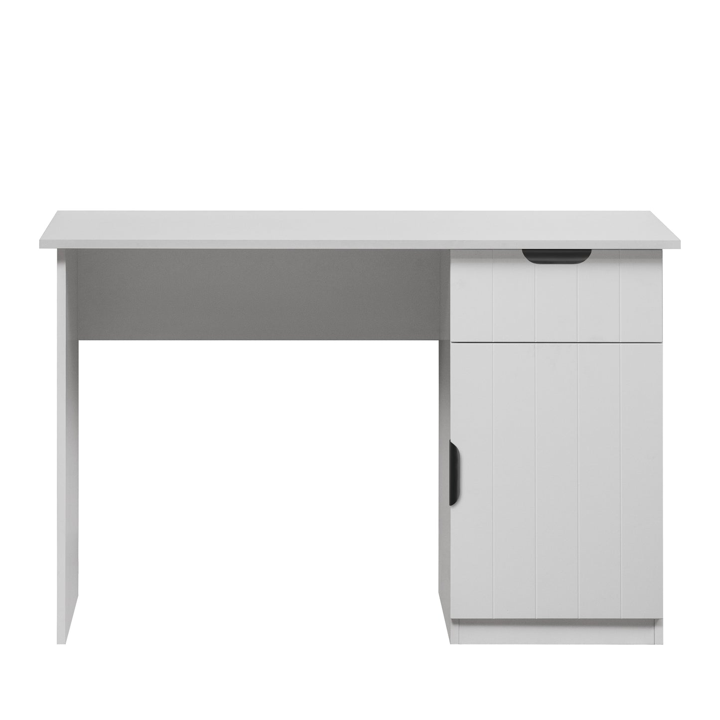 COPENHAGEN DESK - WHITE - VJ PANEL - PULL BLACK
