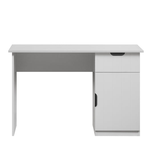 COPENHAGEN DESK - WHITE - VJ PANEL - PULL BLACK