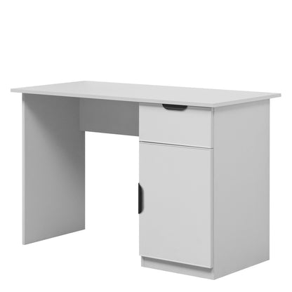COPENHAGEN DESK - WHITE - SLIM - PULL BLACK