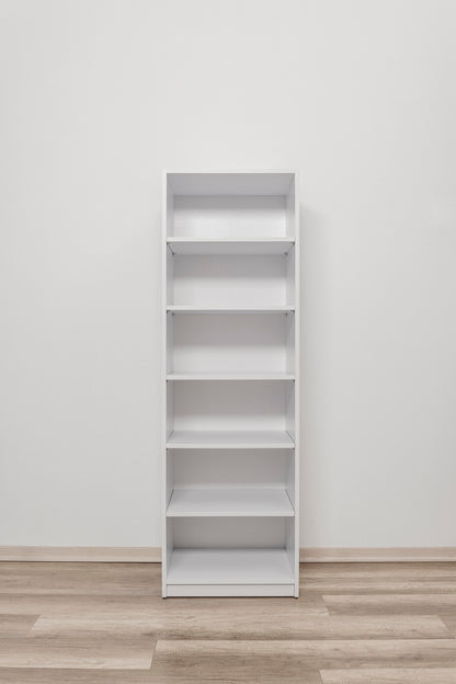 Geneva Built In Wardrobe - 6 Shelf Module - White