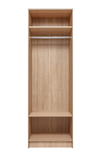 Malmo Walk In Wardrobe - 2 Shelf/Hanging Module - Natural Oak