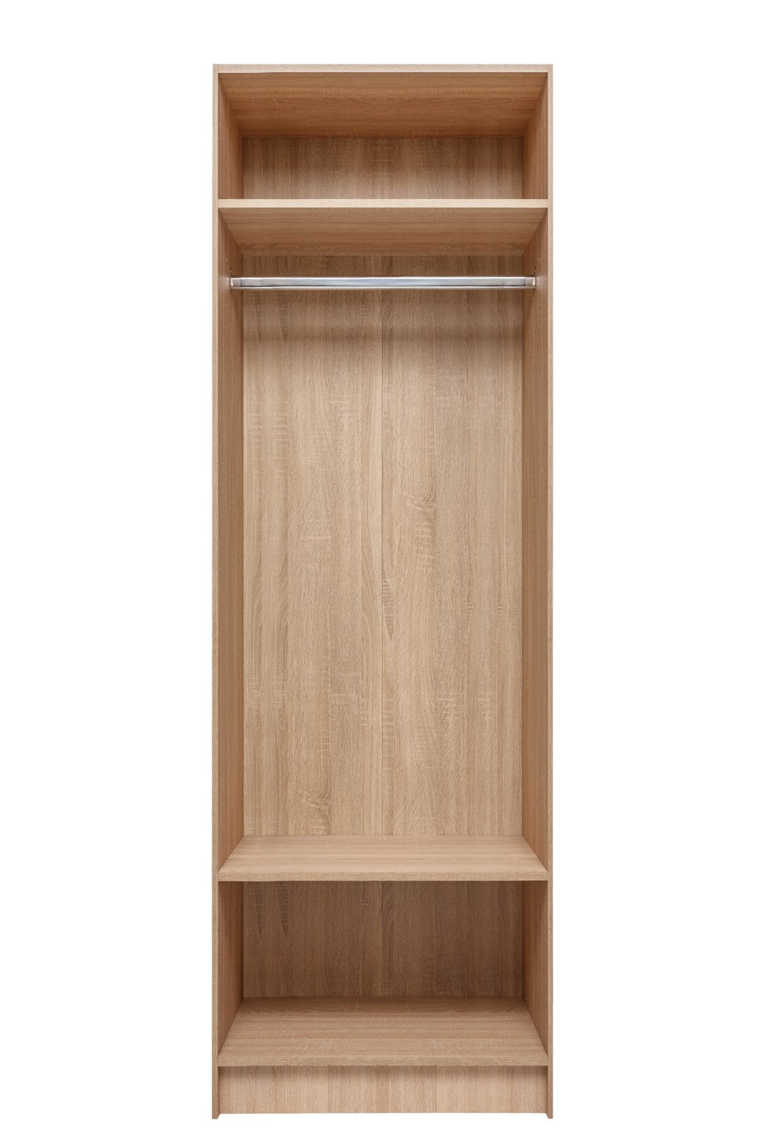 Malmo Walk In Wardrobe - 2 Shelf/Hanging Module - Natural Oak