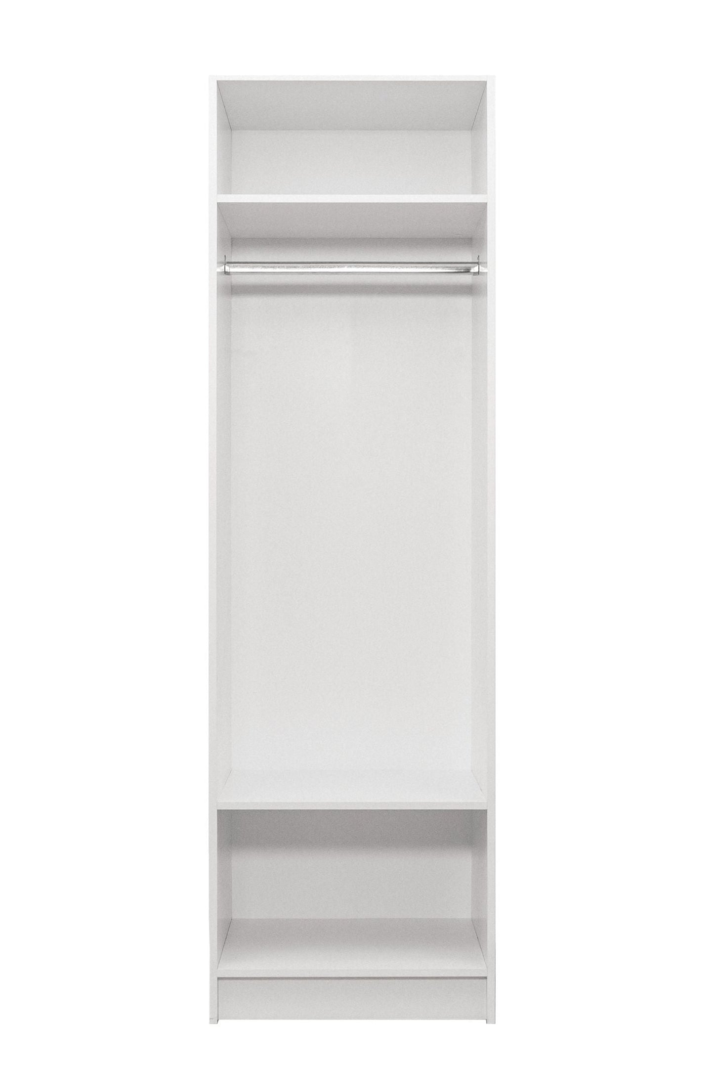 Malmo Walk In Wardrobe - 2 Shelf/Hanging Module - White