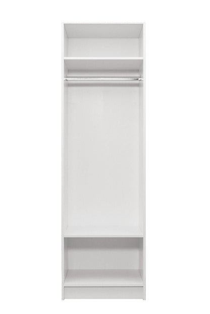 Malmo Walk In Wardrobe - 2 Shelf/Hanging Module - White