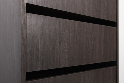 Malmo Walk In Wardrobe - 4 Drawer 3 Shelf Module - Classic - Nordic Ash