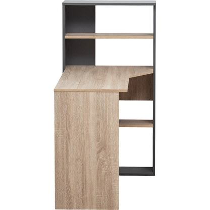 HELSINKI DESK - OAK/GRAPHITE