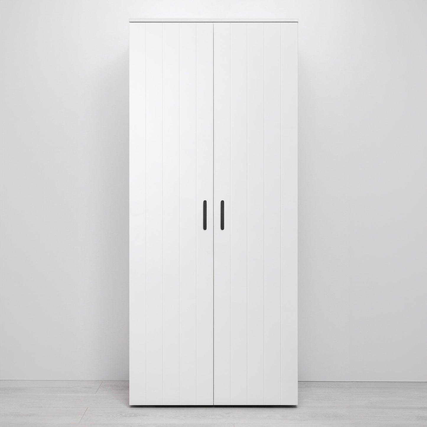 STOCKHOLM STORAGE CUPBOARD VJ PANEL - WHITE - SCANDI BLACK
