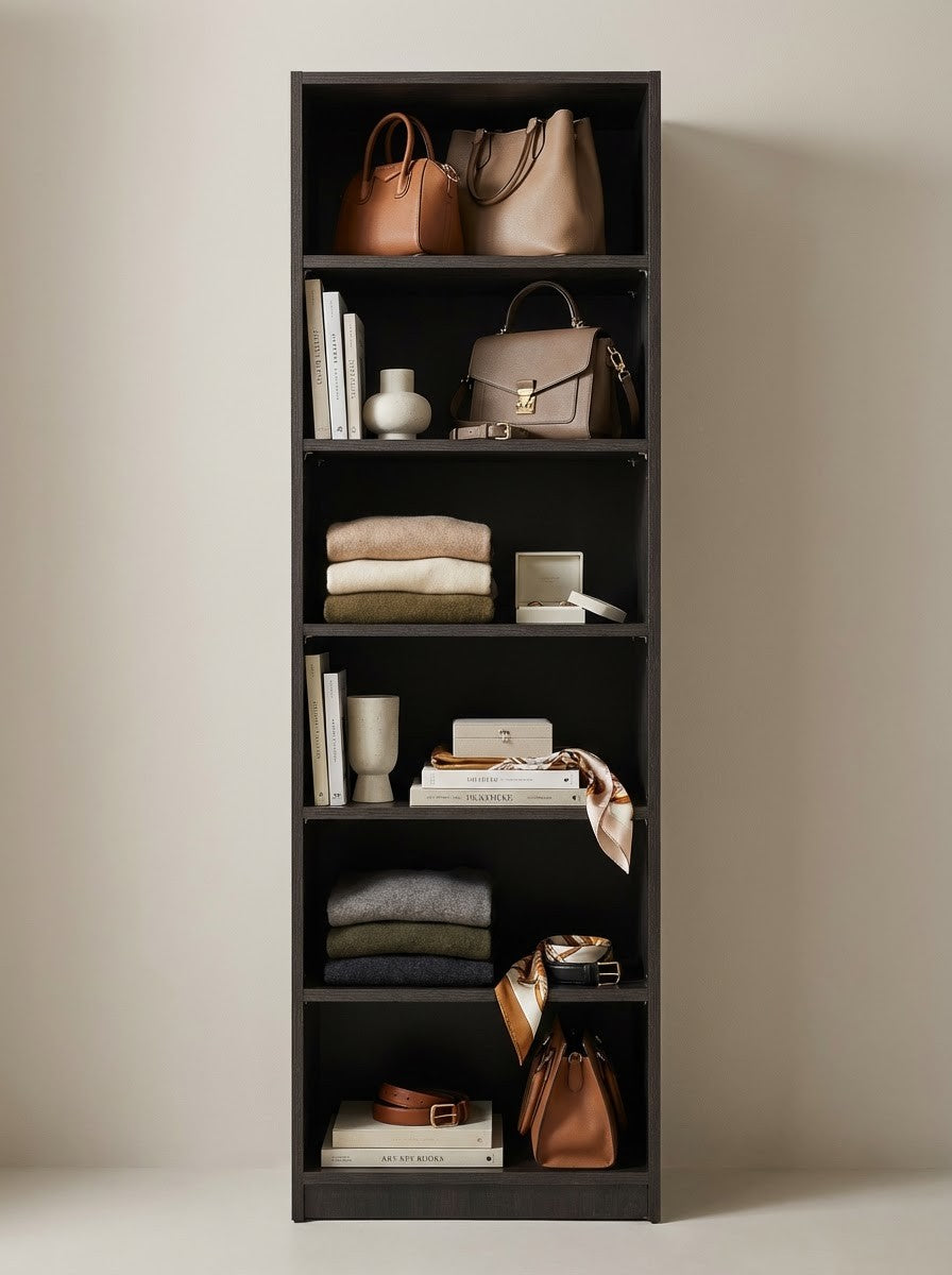 MALMO SIX SHELF WALK IN WARDROBE - NORDIC ASH